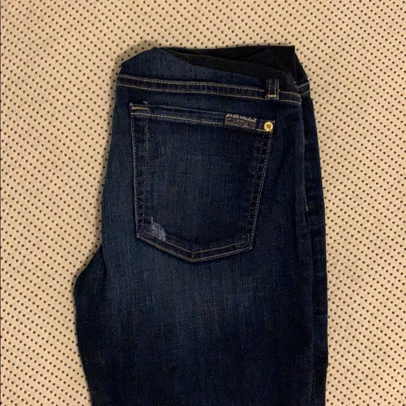 7 for all mankind maternity jeans. - Picture 5 of 8
